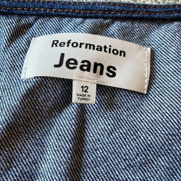 Reformation Jaime Denim dress - Size 12 - Picture 3 of 7